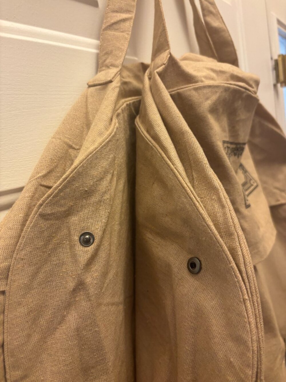 Authentic Vintage Gucci Canvas Garment Bag Suit Cover 💼 - Picture 4 of 4
